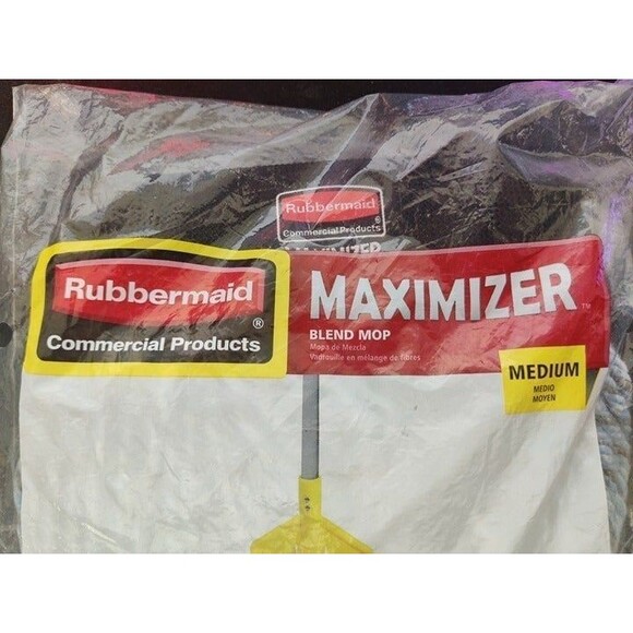 New Mop Head, Rubbermaid Commercial Maximizer , Blend,*Medium- Blue - Picture 8 of 10